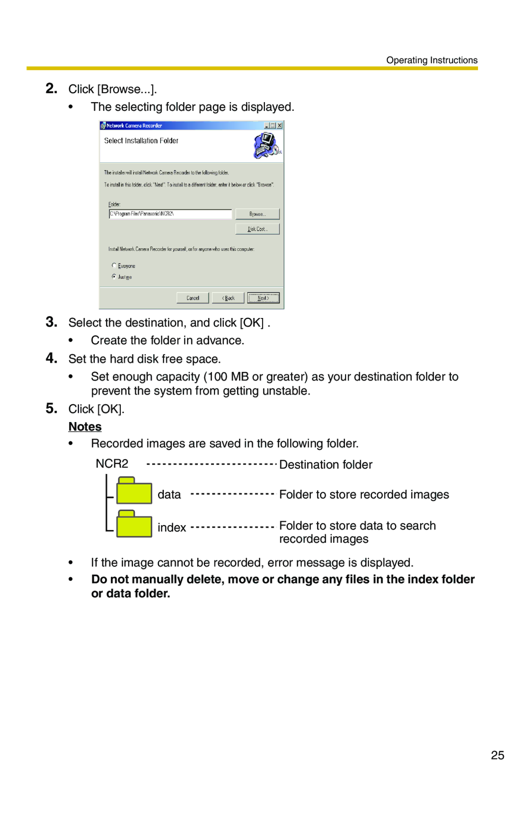 Panasonic BB-HNP11CE operating instructions NCR2 