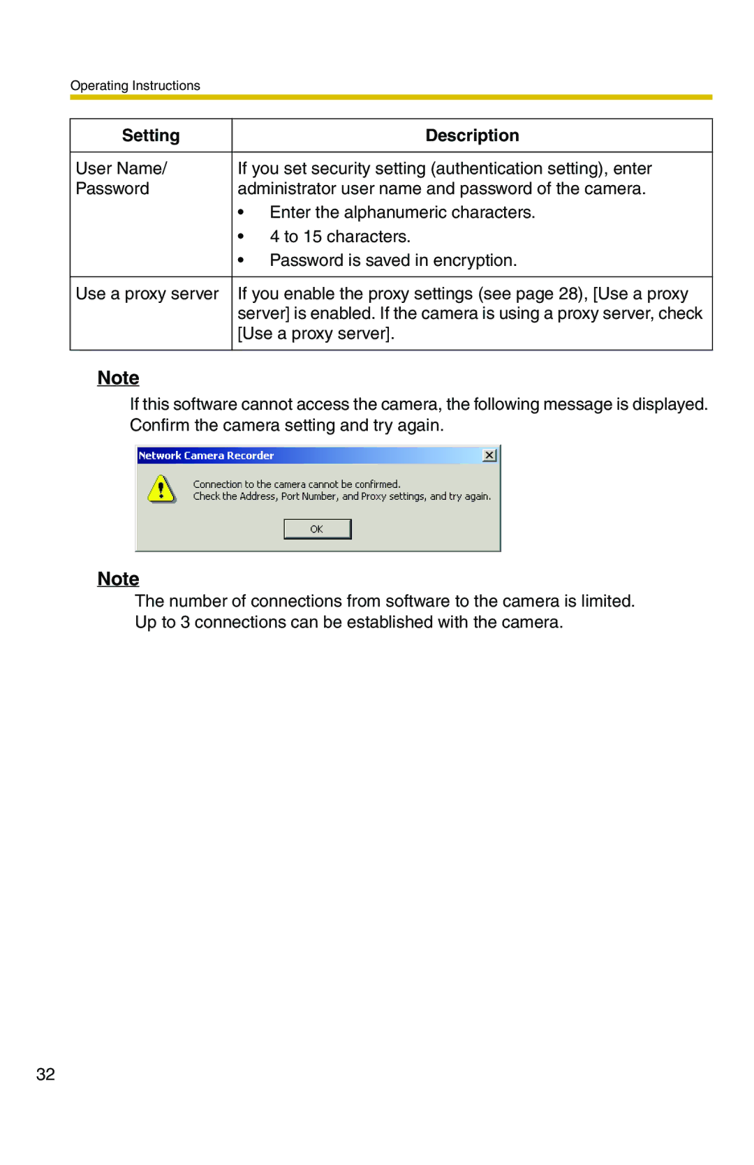 Panasonic BB-HNP11CE operating instructions Use a proxy server 