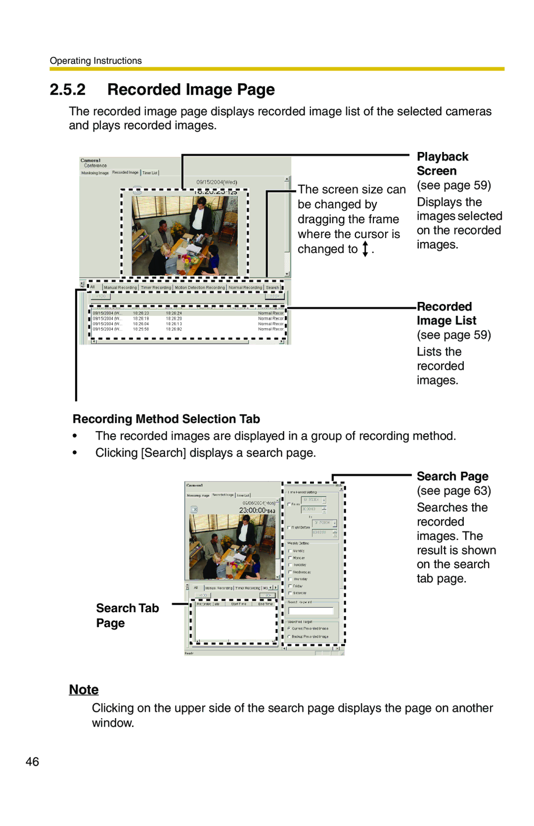 Panasonic BB-HNP11CE operating instructions Recorded Image 