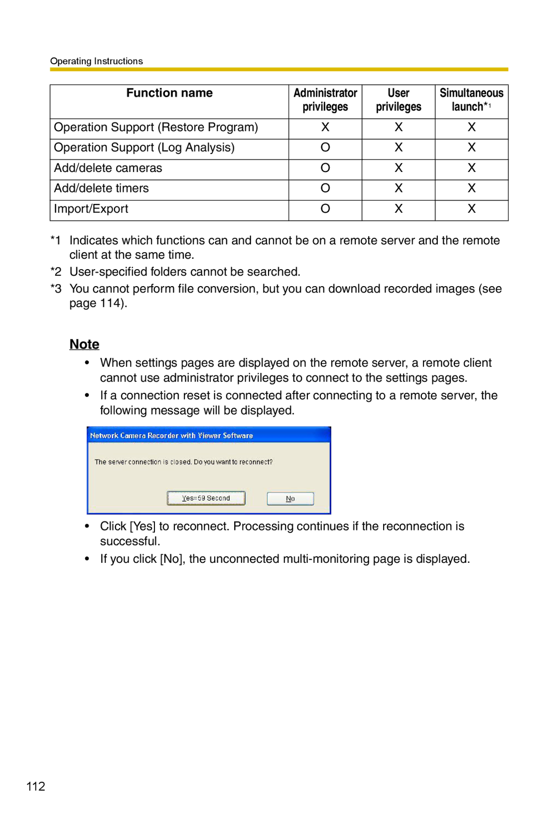 Panasonic BB-HNP15 operating instructions Privileges Launch*1 