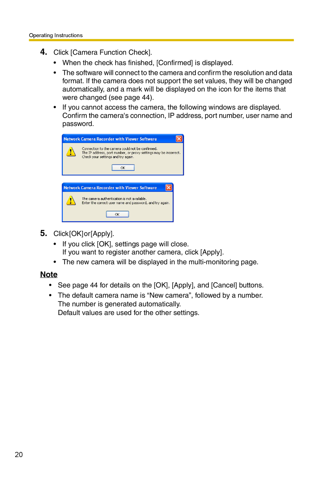 Panasonic BB-HNP15 operating instructions Operating Instructions 