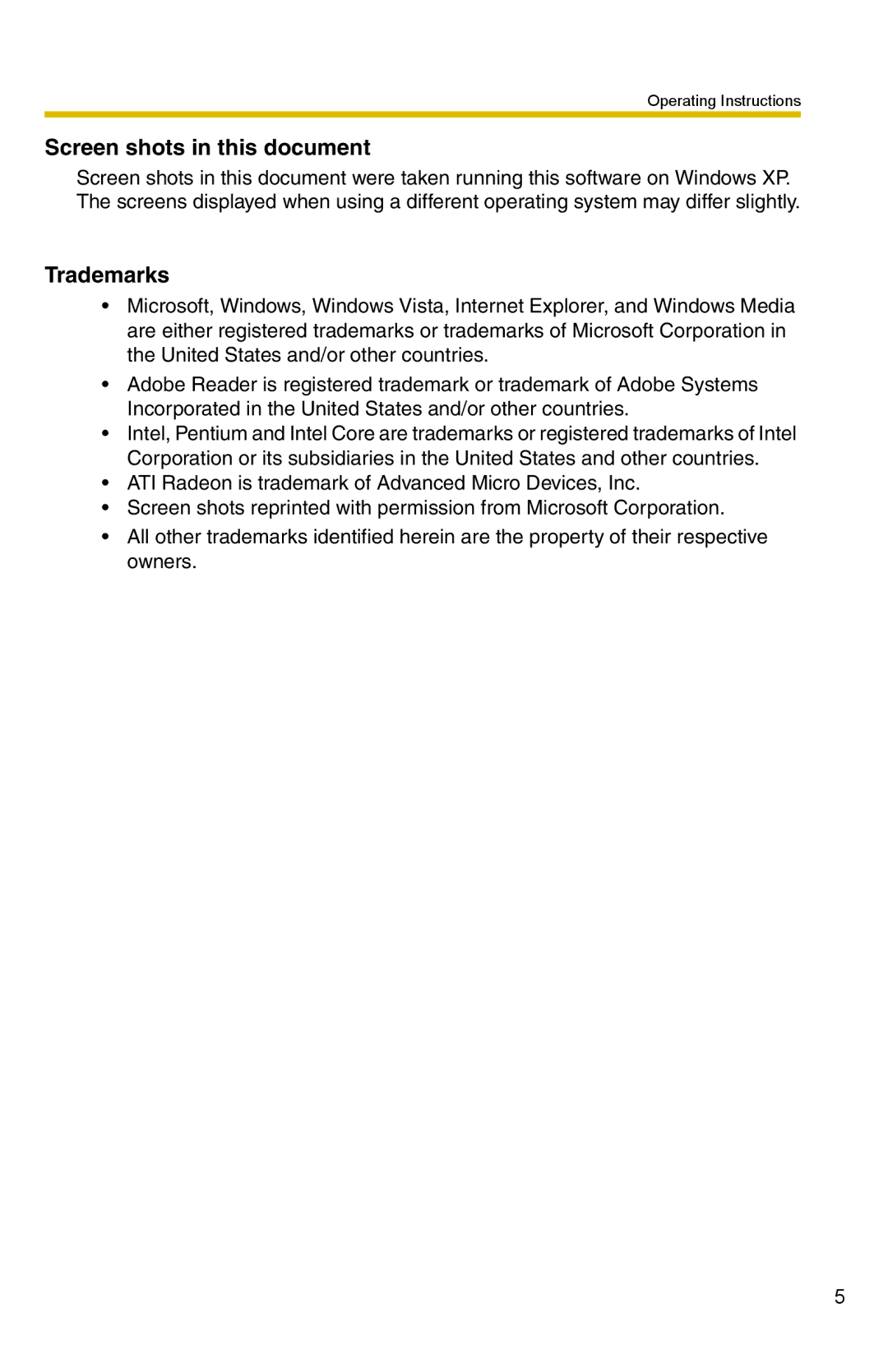 Panasonic BB-HNP15 operating instructions Screen shots in this document 