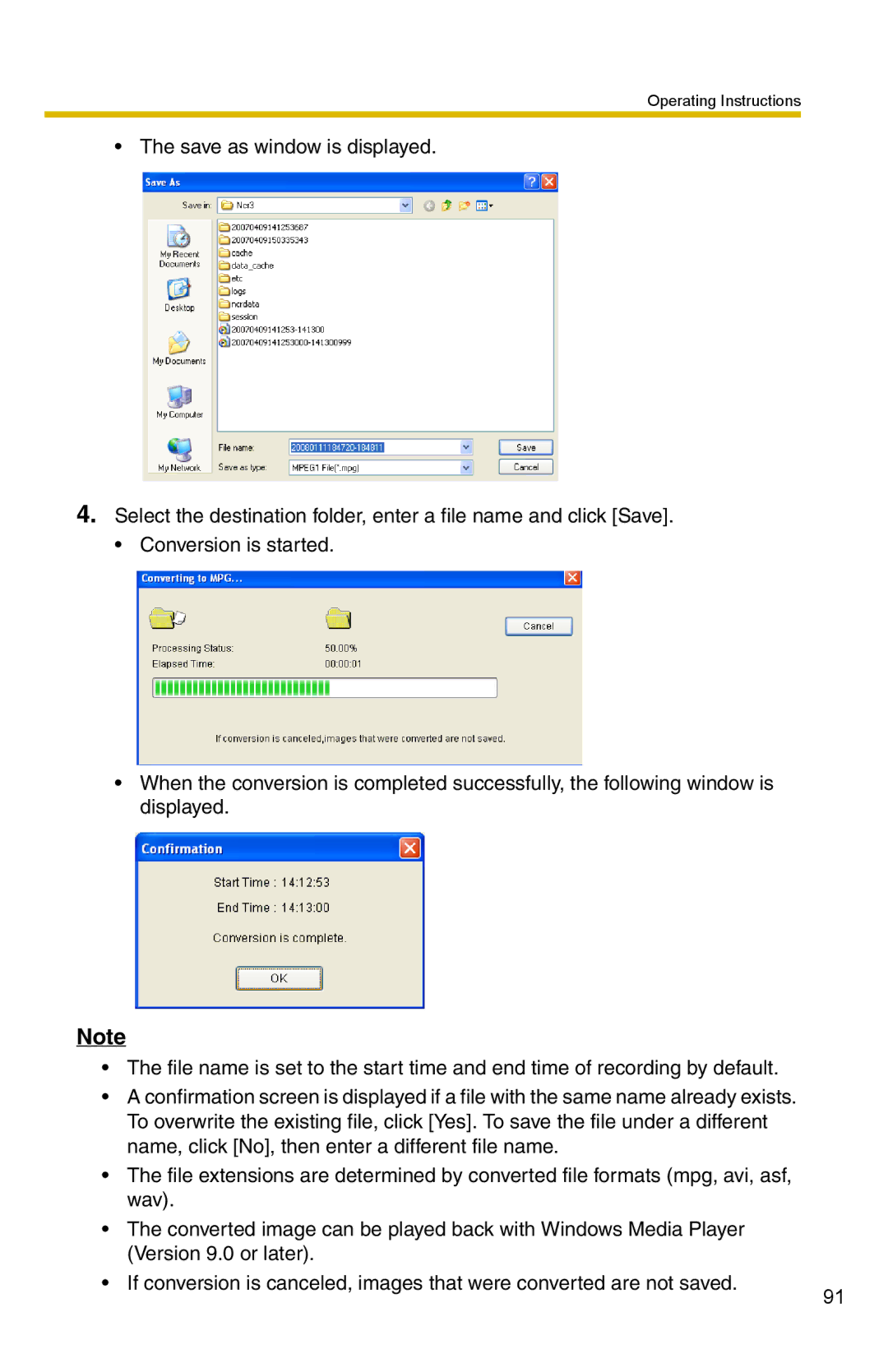 Panasonic BB-HNP15 operating instructions Operating Instructions 