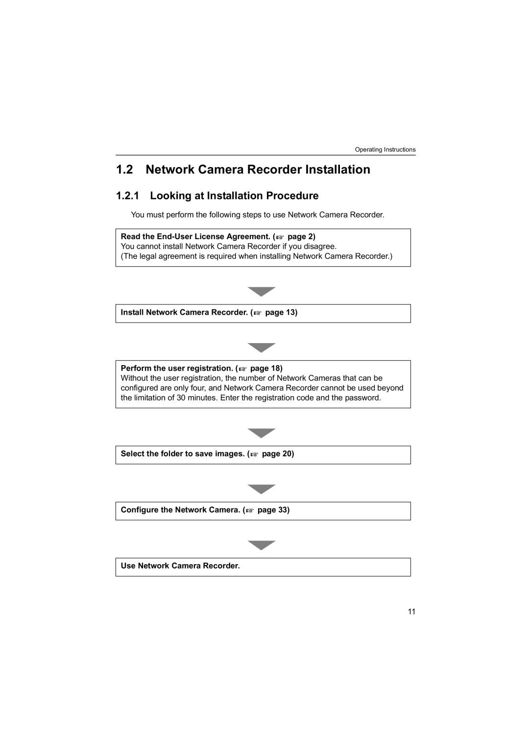 Panasonic BB-HNP60 operating instructions Network Camera Recorder Installation, Looking at Installation Procedure 