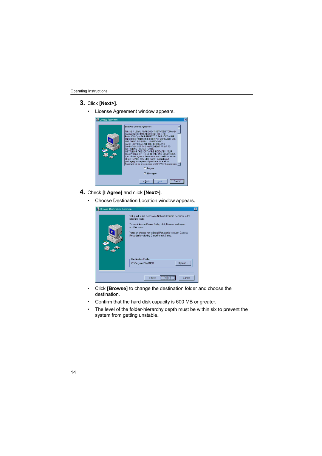 Panasonic BB-HNP60 operating instructions Operating Instructions 