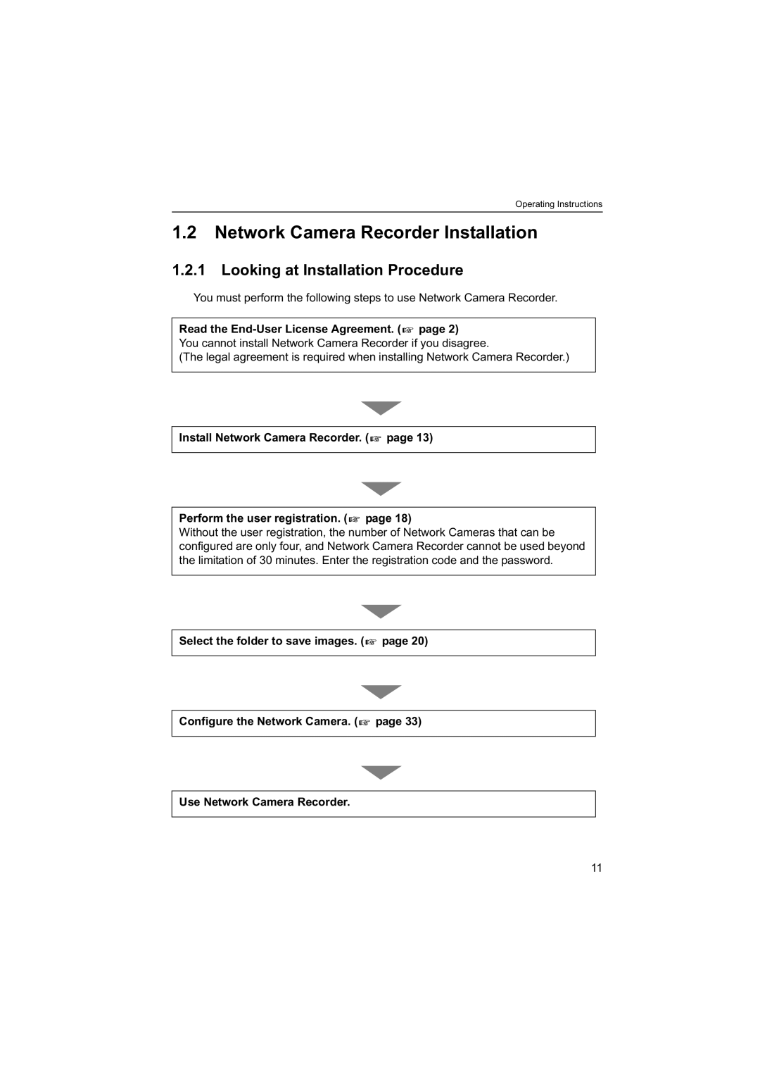 Panasonic BB-HNP60 operating instructions Network Camera Recorder Installation, Looking at Installation Procedure 