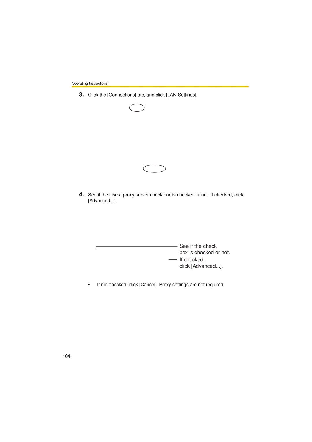 Panasonic BL-C30A operating instructions Operating Instructions 