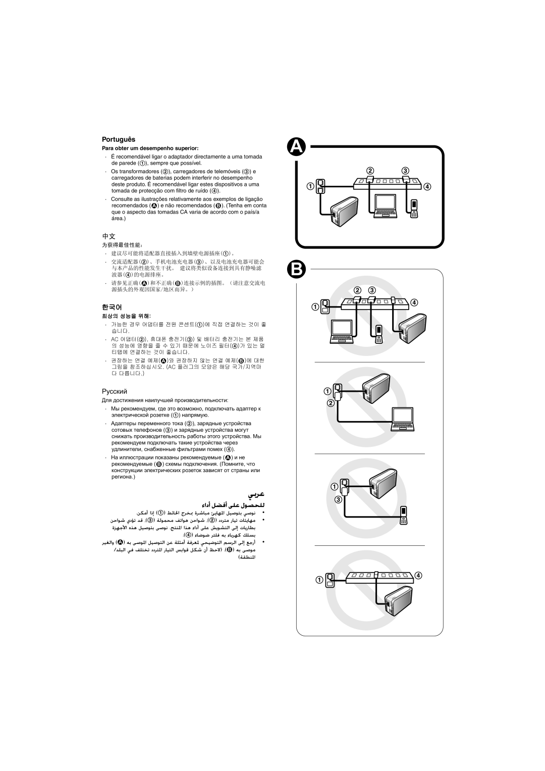 Panasonic BL-PA100KTCE manual Português, Para obter um desempenho superior 