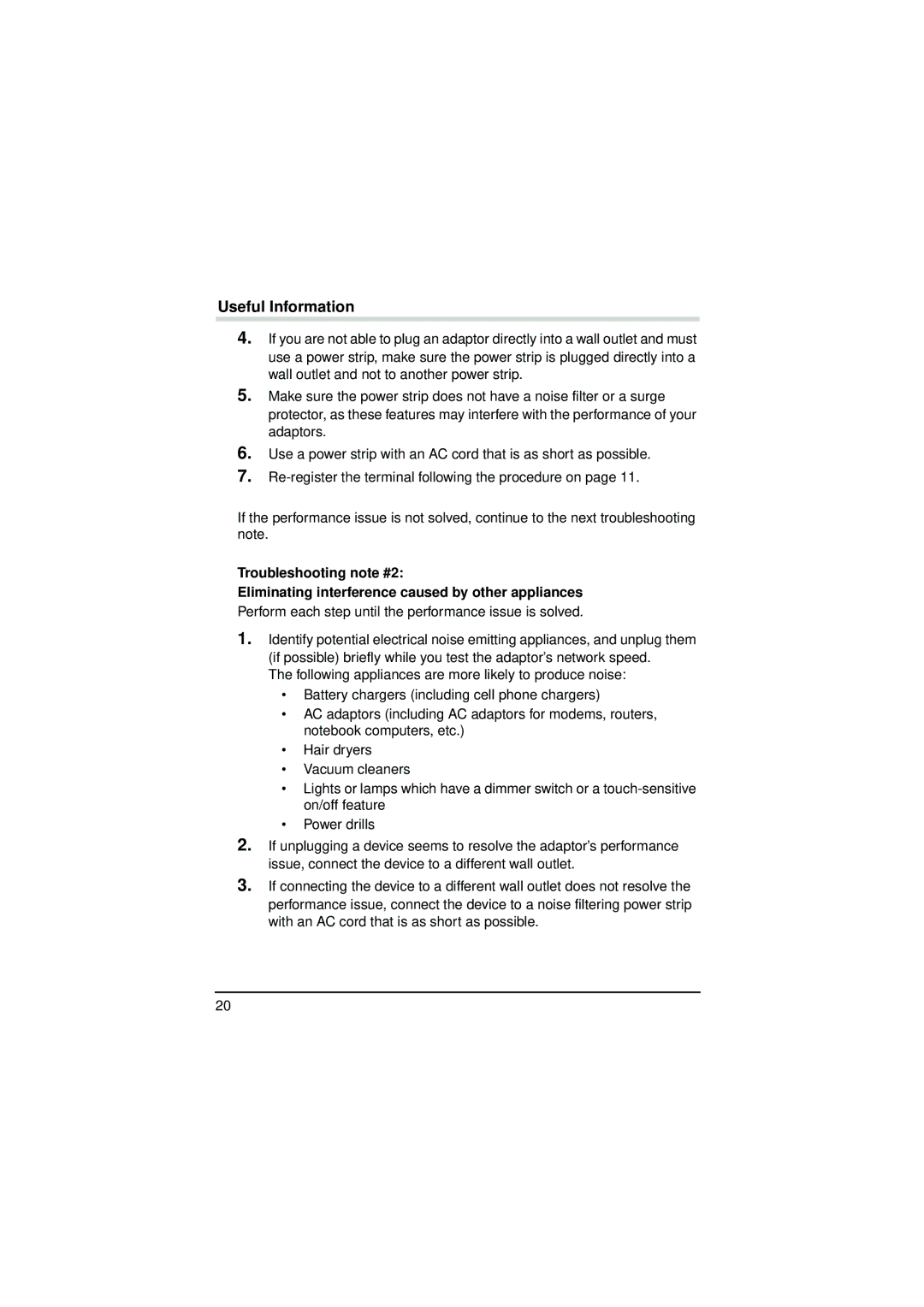 Panasonic BL-PA300A operating instructions Useful Information 