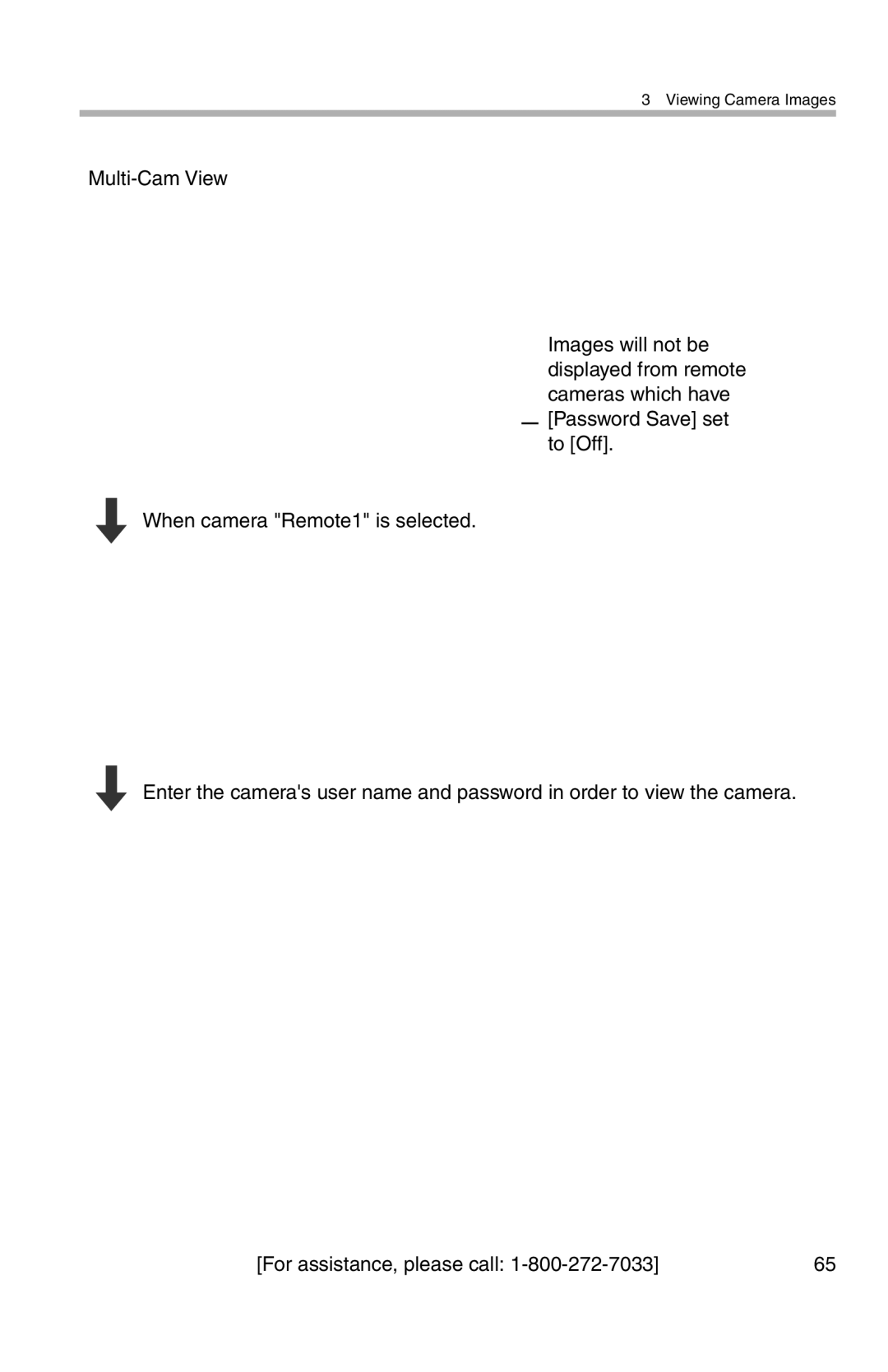 Panasonic BL-WV10A operating instructions Viewing Camera Images 