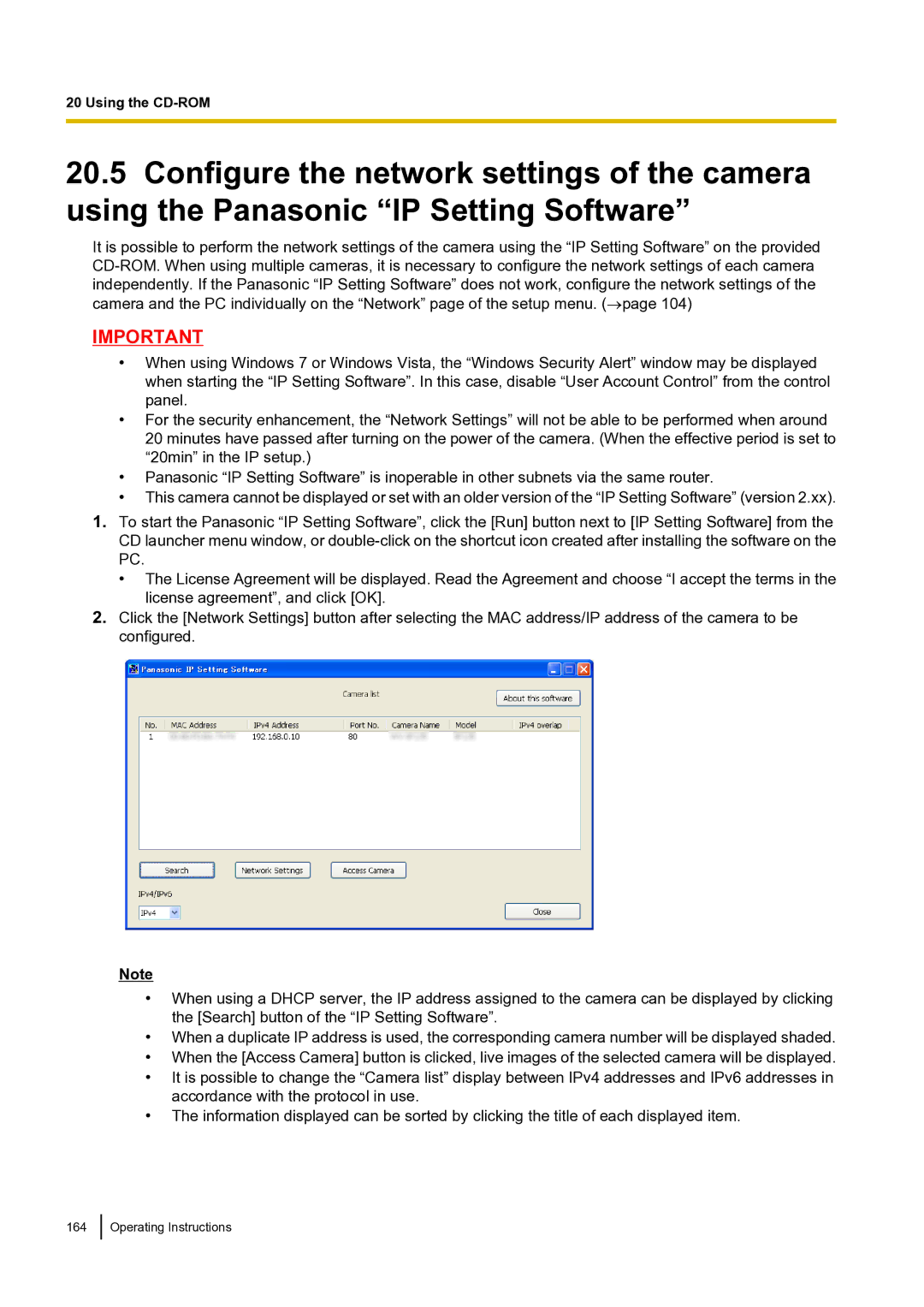 Panasonic BLVT164P operating instructions Operating Instructions 