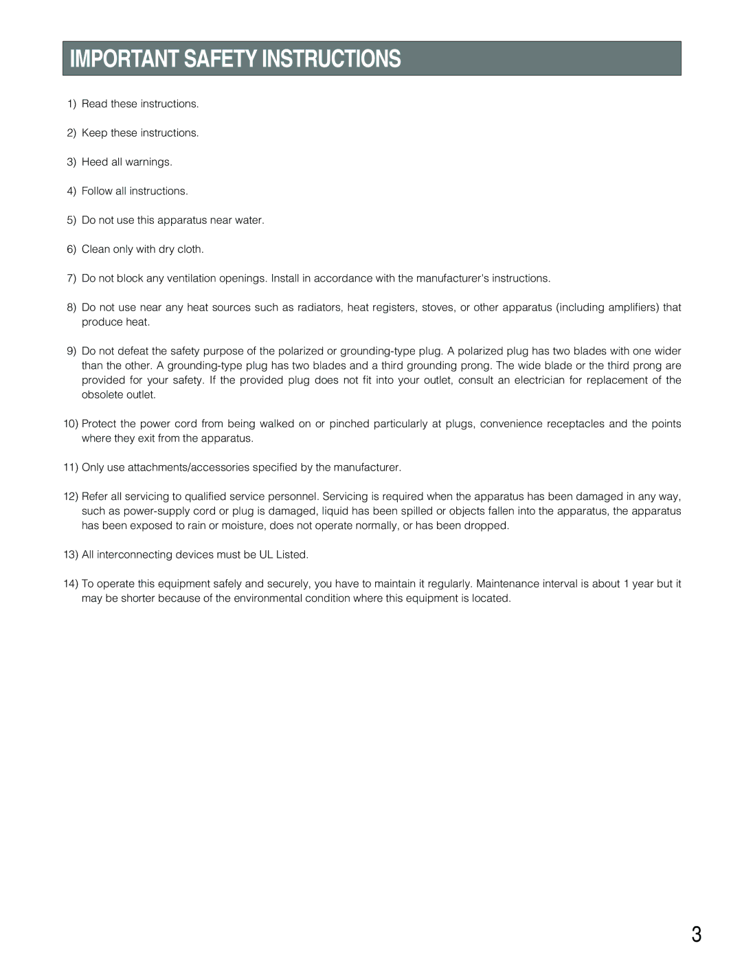 Panasonic BM-ET500 operating instructions Important Safety Instructions 