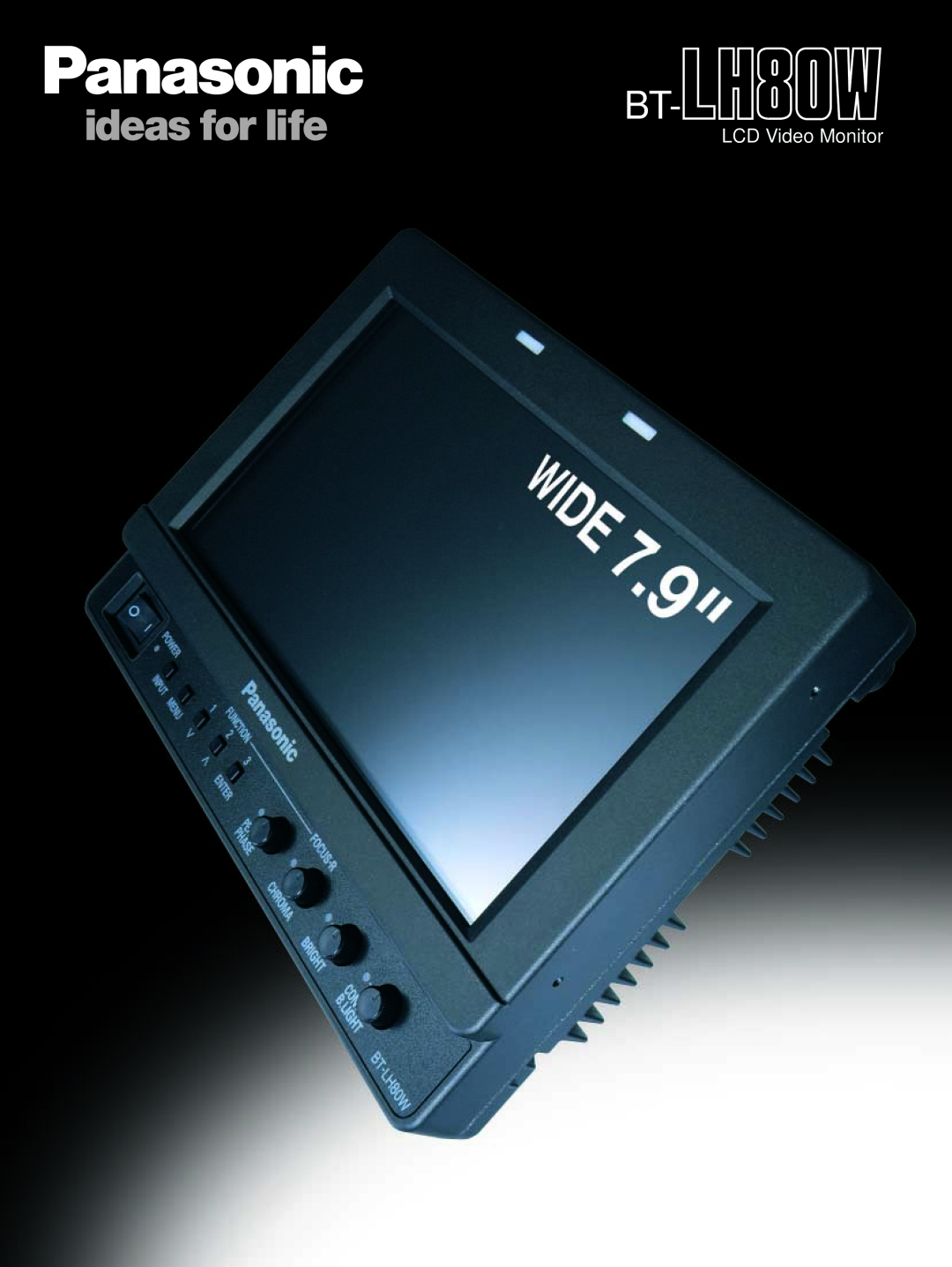 Panasonic BT-LH80W manual LCD Video Monitor 