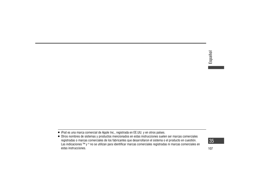 Panasonic CA-LSR10U warranty Español 