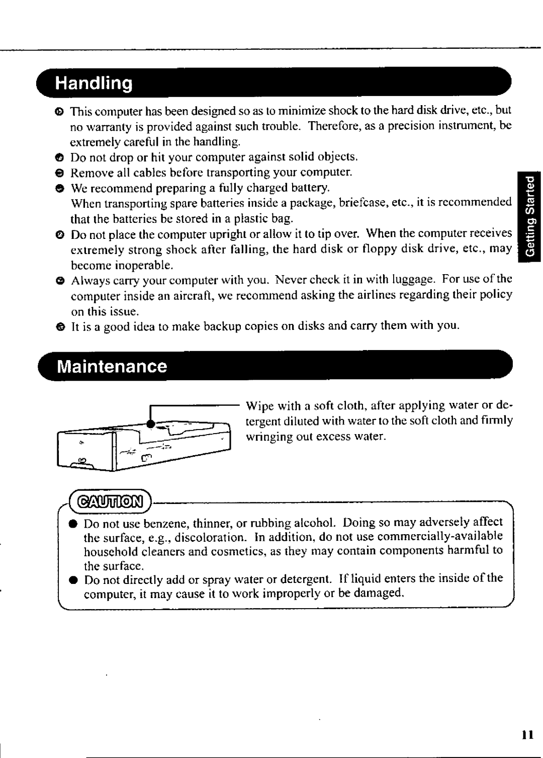 Panasonic CF-07 manual 