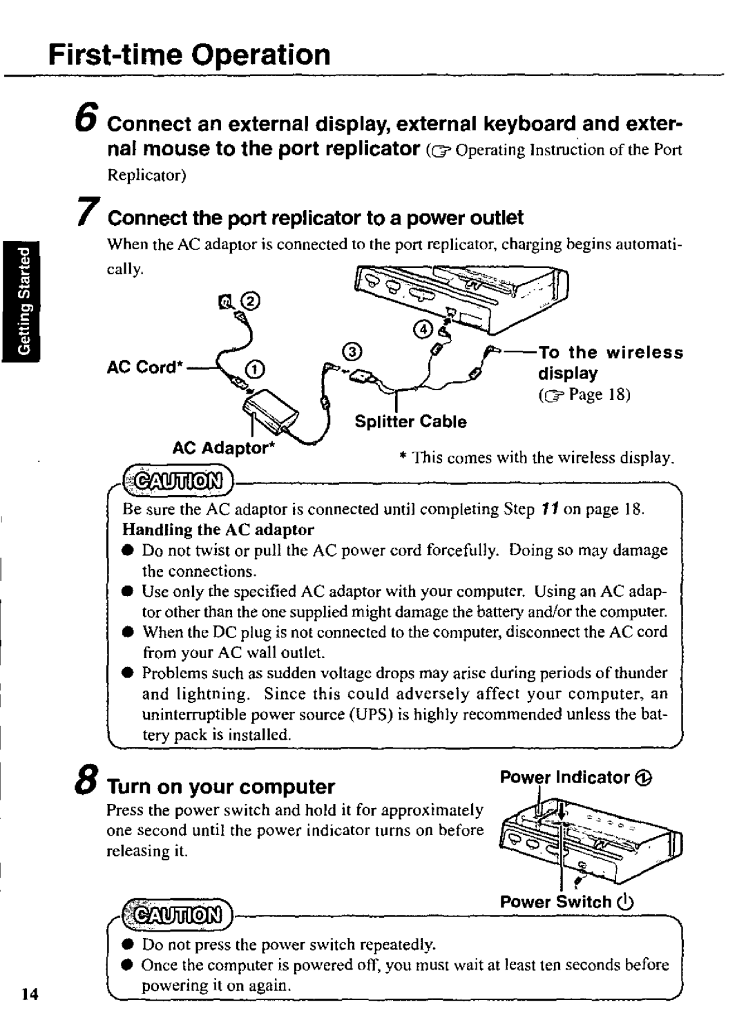 Panasonic CF-07 manual 