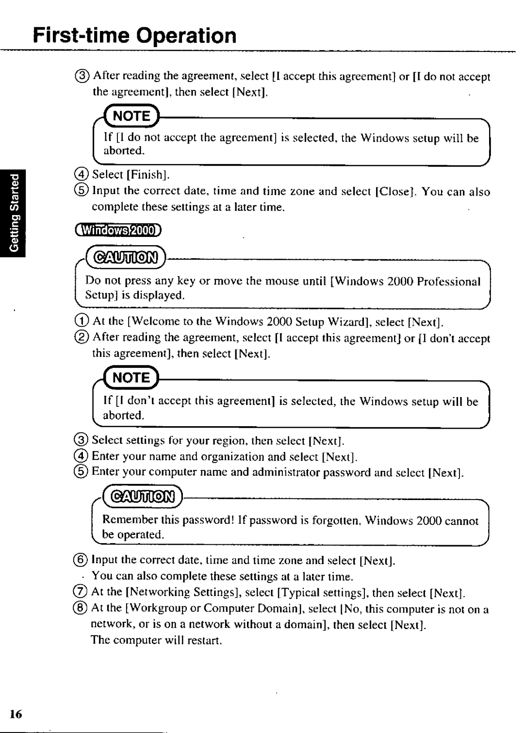 Panasonic CF-07 manual 