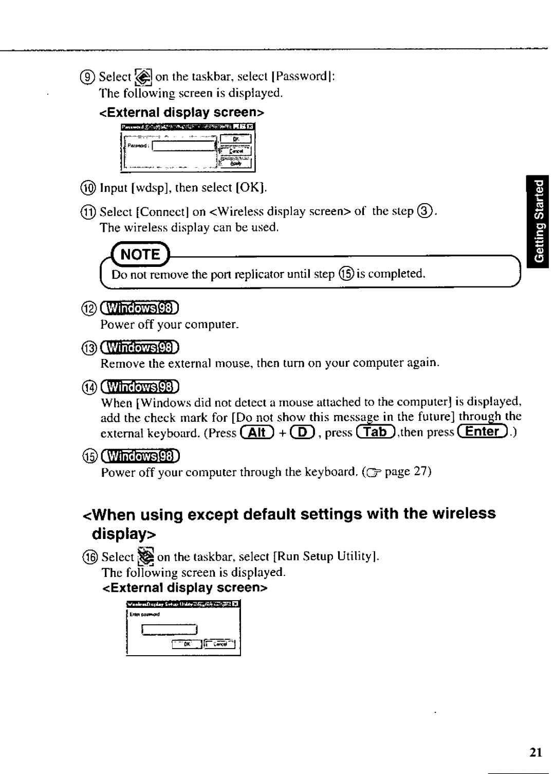 Panasonic CF-07 manual 