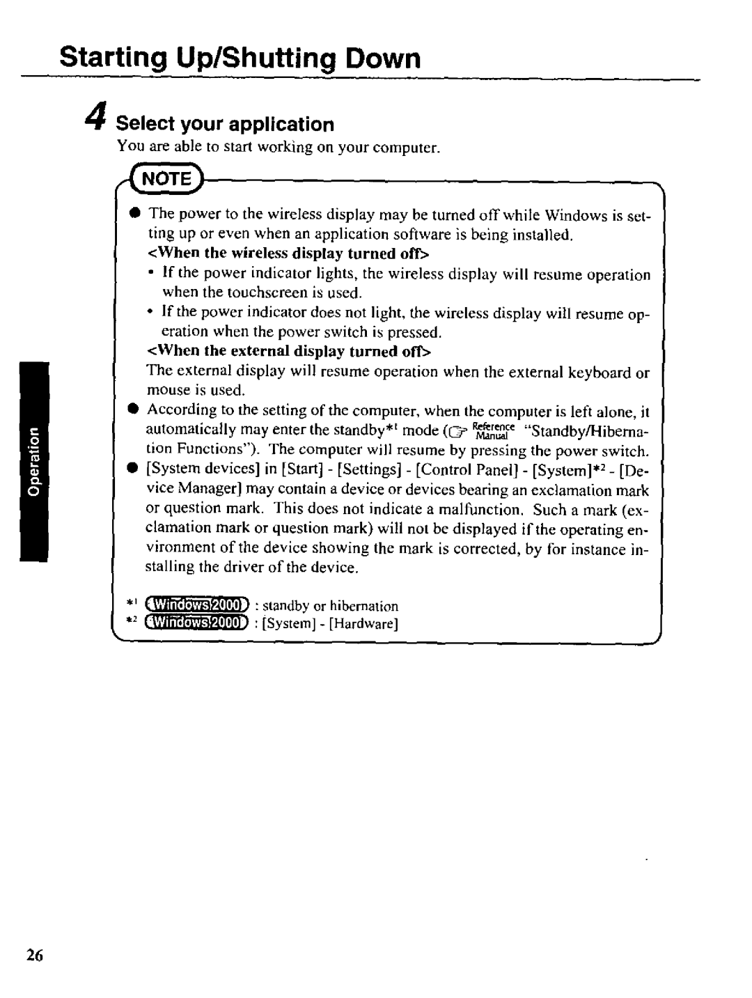 Panasonic CF-07 manual 