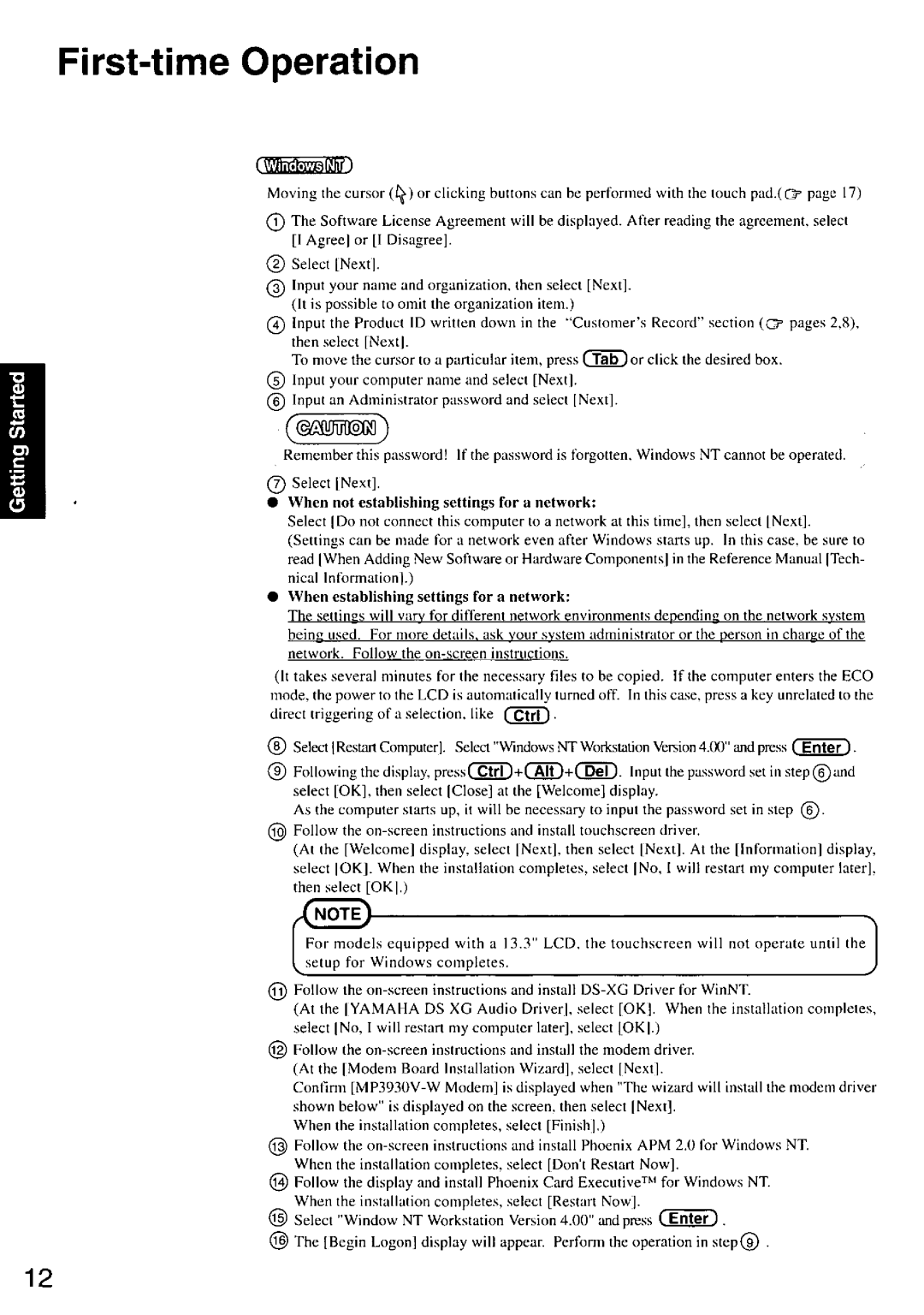 Panasonic CF-27 manual 