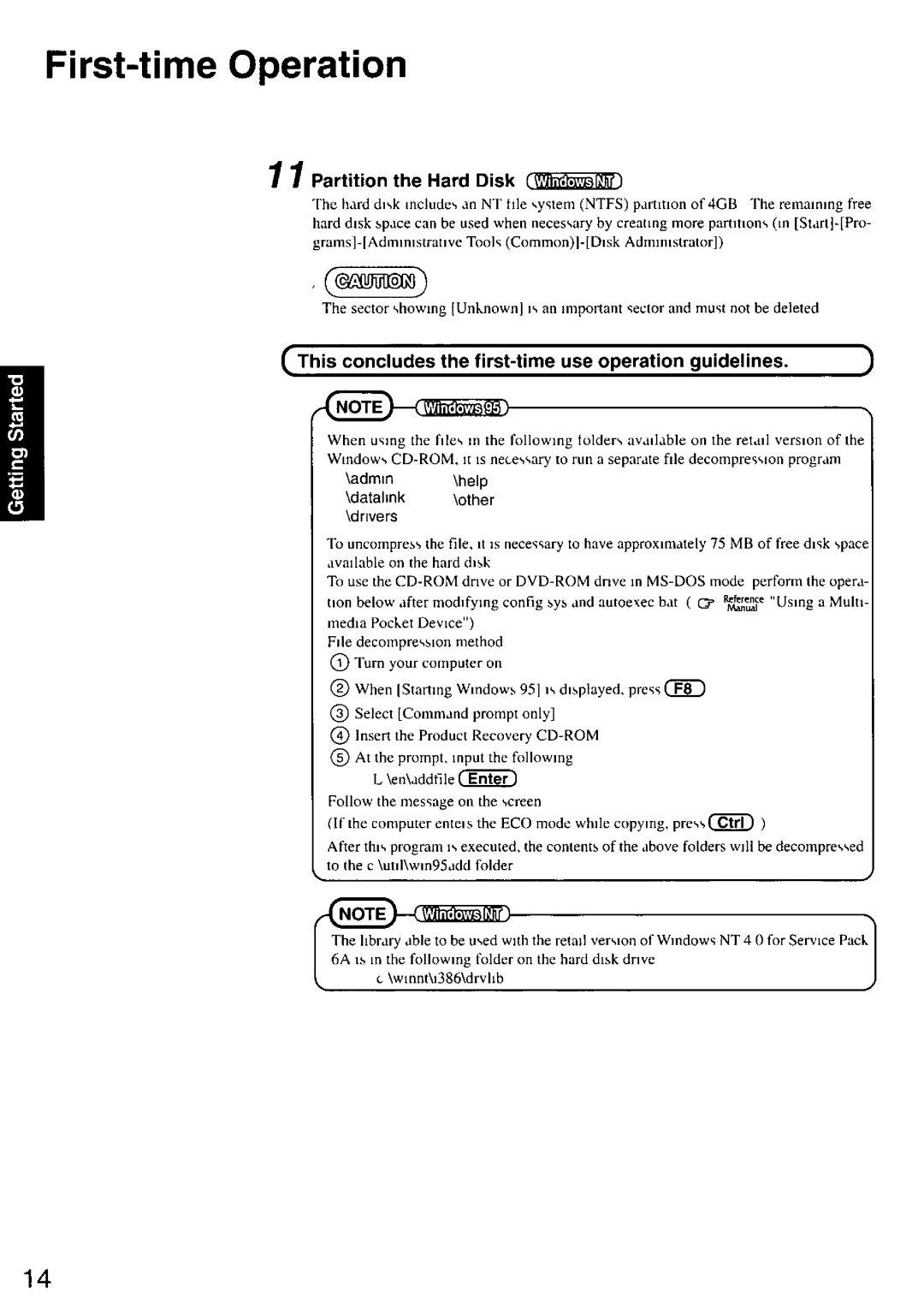 Panasonic CF-27 manual 