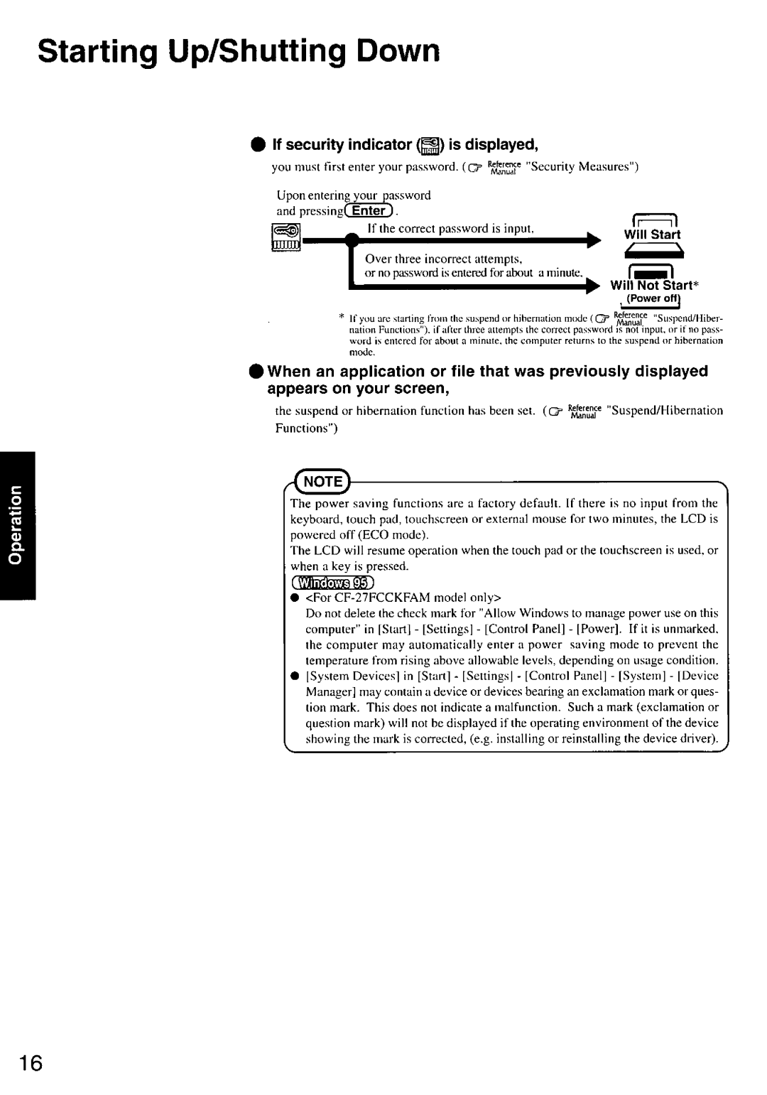 Panasonic CF-27 manual 