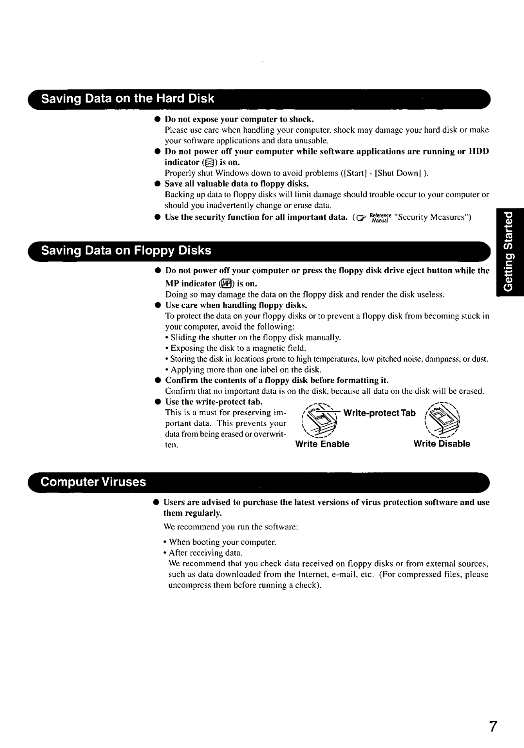 Panasonic CF-27 manual 