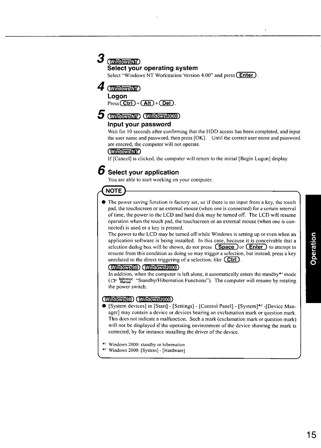 Panasonic CF-28 manual 