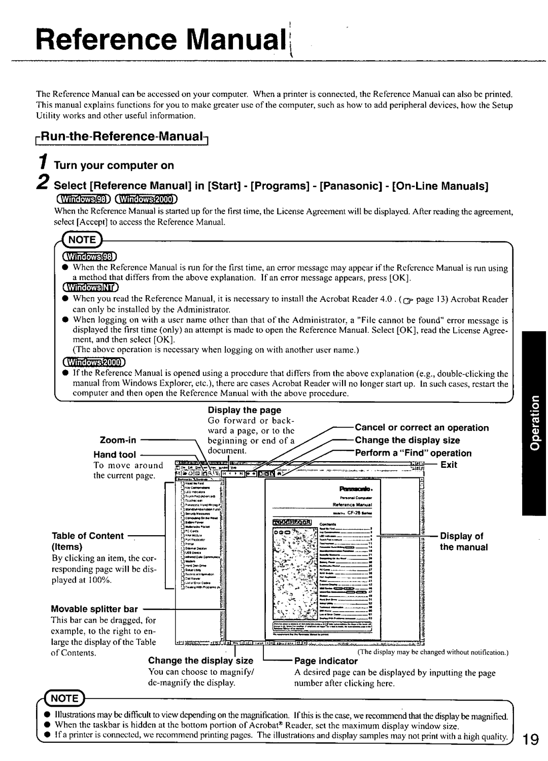 Panasonic CF-28 manual 