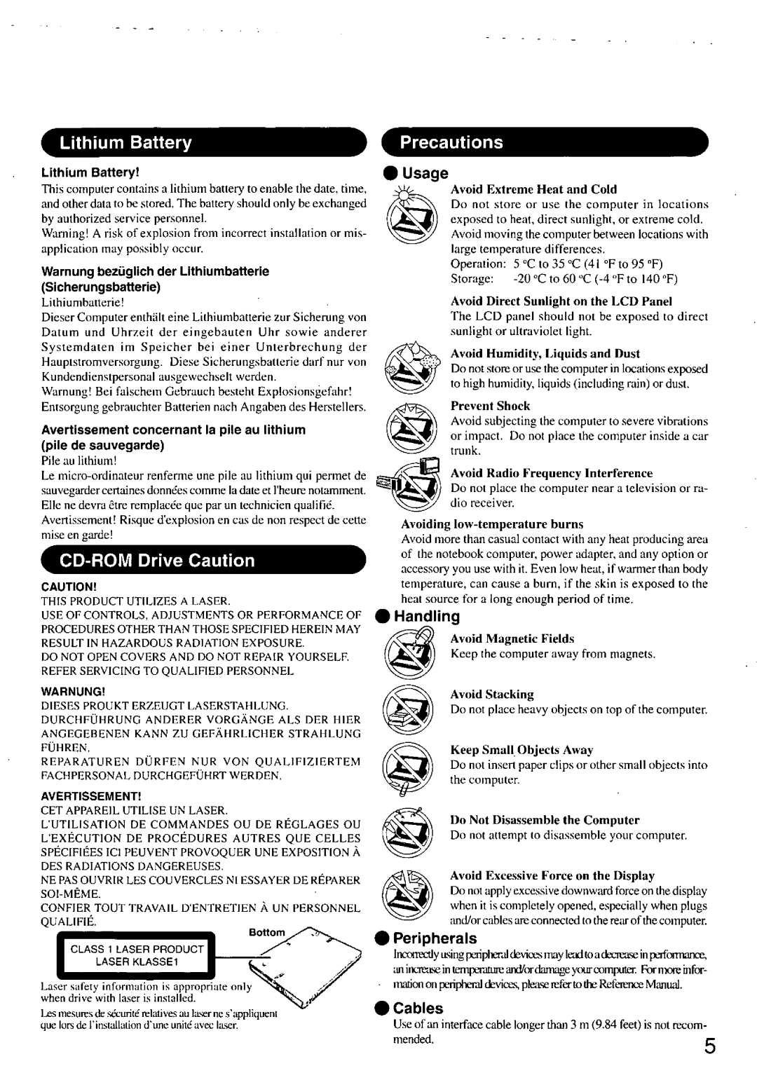 Panasonic CF-37 Series manual 