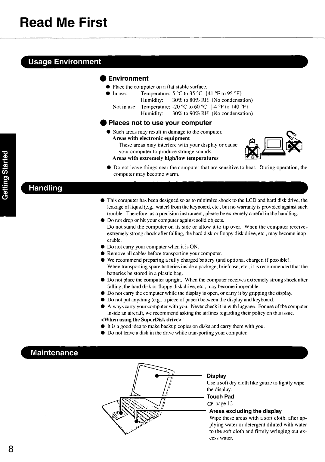 Panasonic CF-37 Series manual 