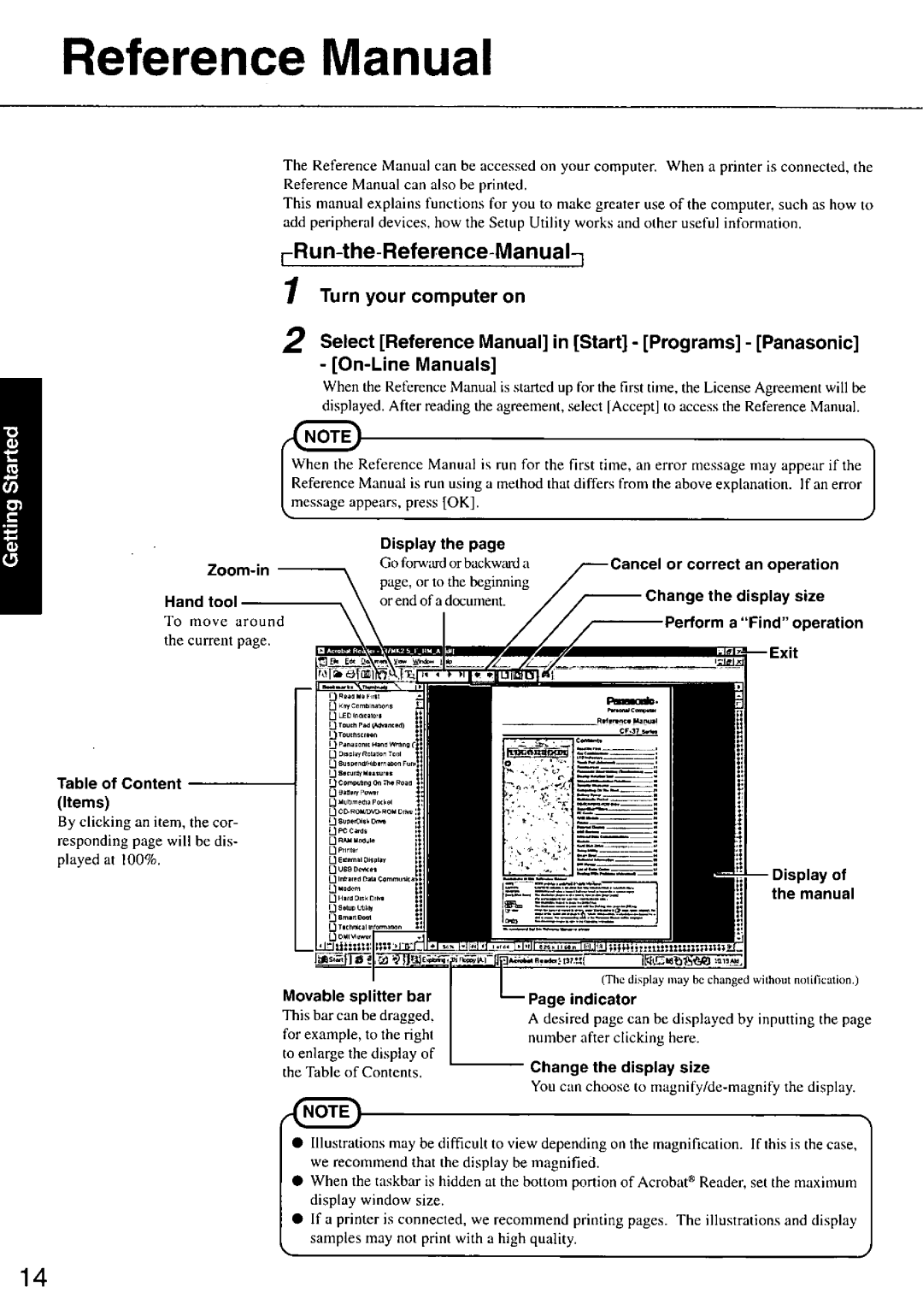 Panasonic CF-37 manual 