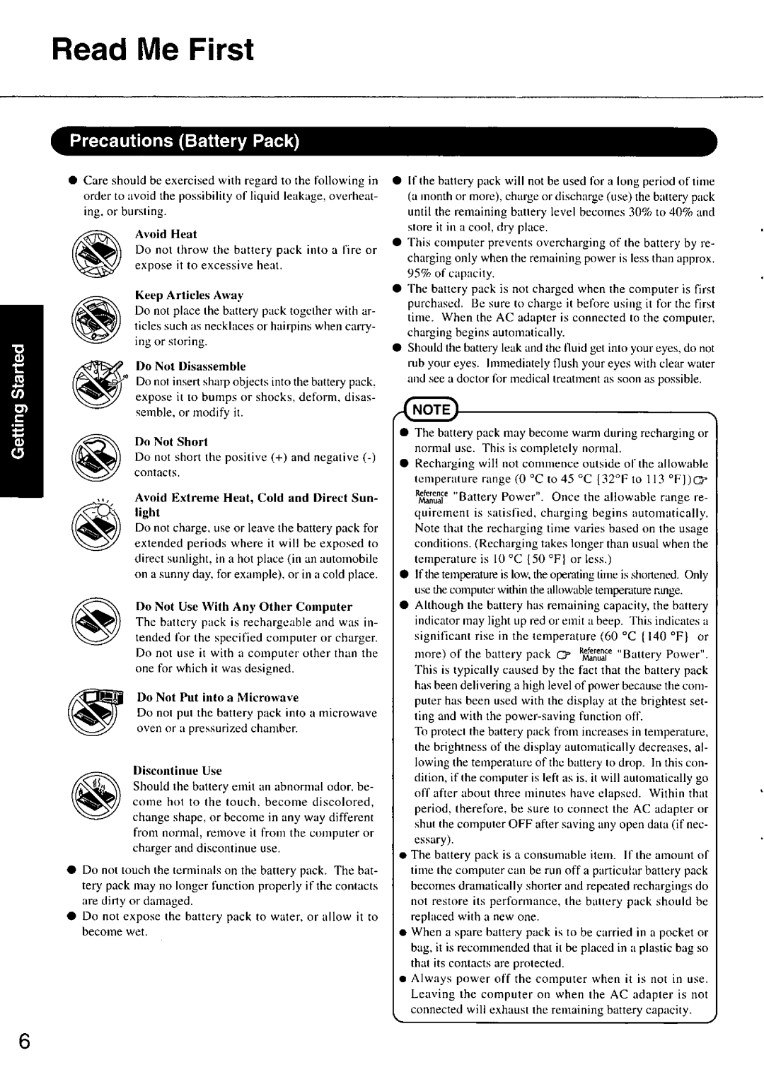 Panasonic CF-37 manual 