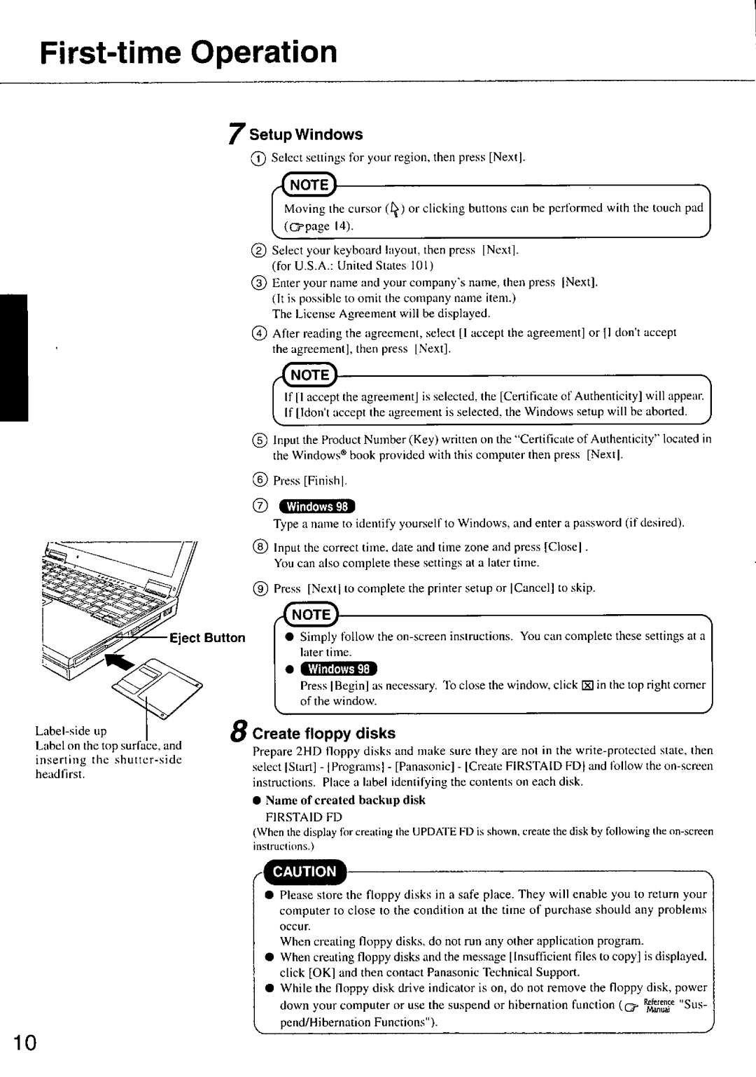 Panasonic CF-47 manual 