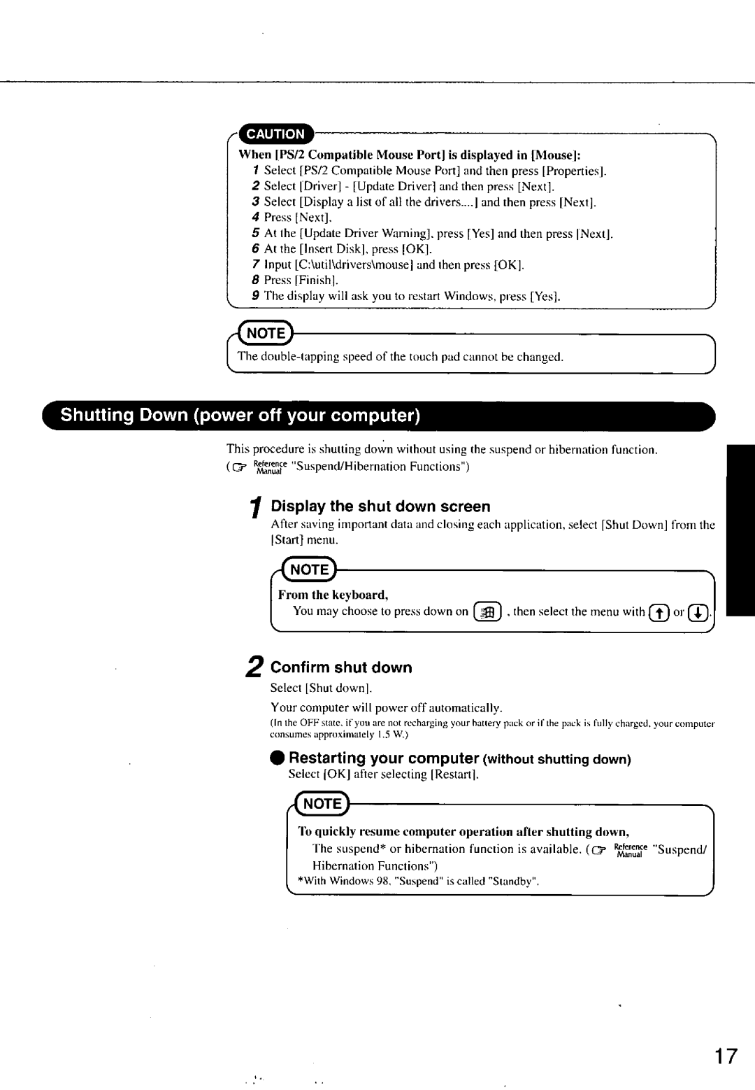 Panasonic CF-47 manual 