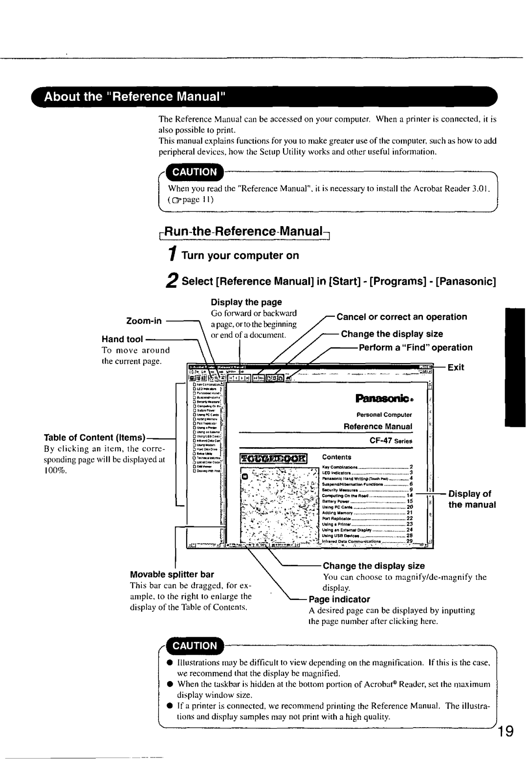 Panasonic CF-47 manual 