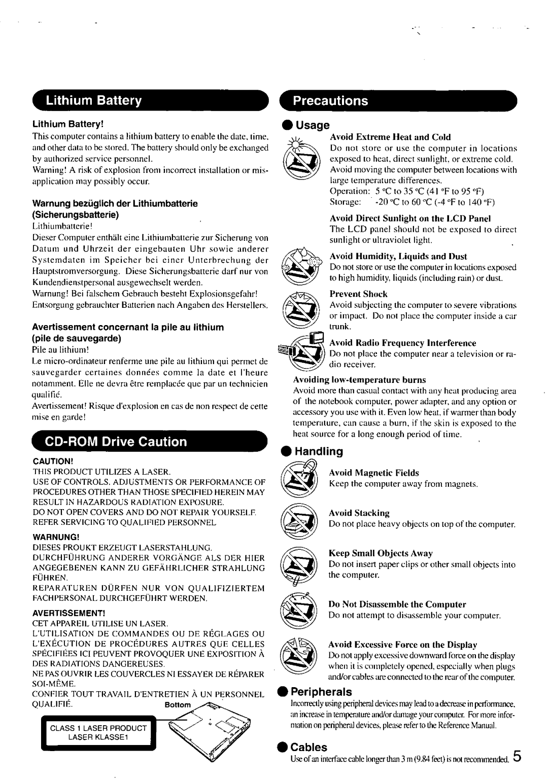 Panasonic CF-47 manual 