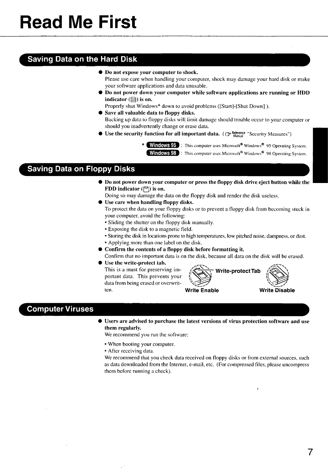 Panasonic CF-47 manual 