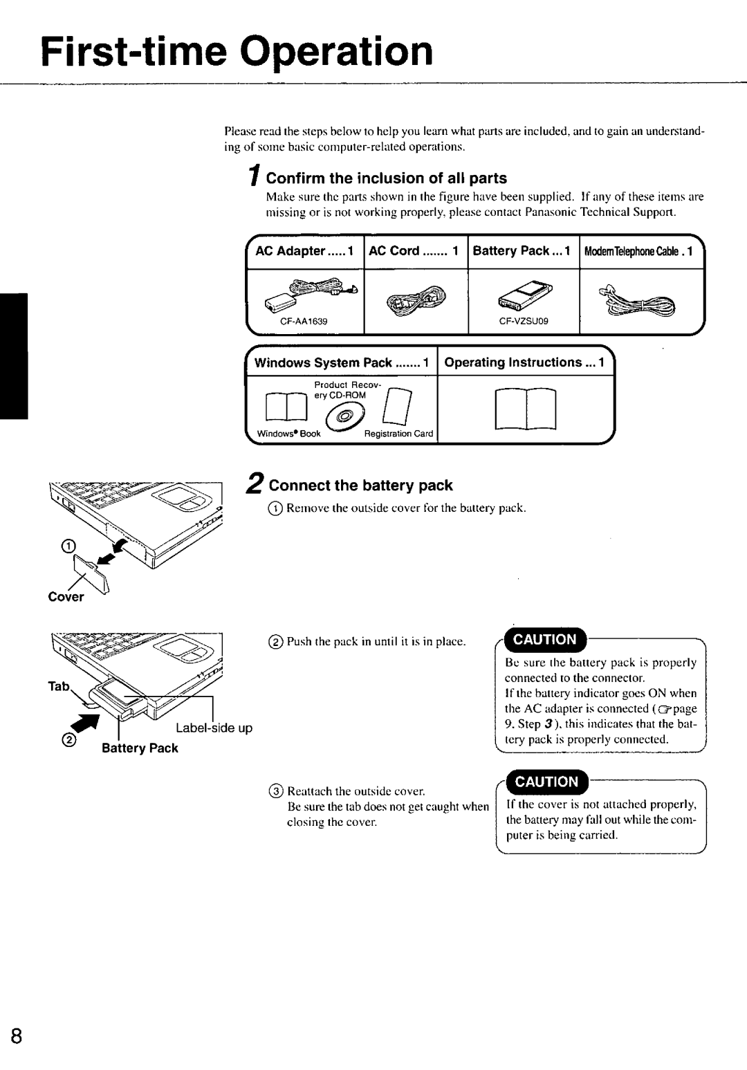 Panasonic CF-47 manual 