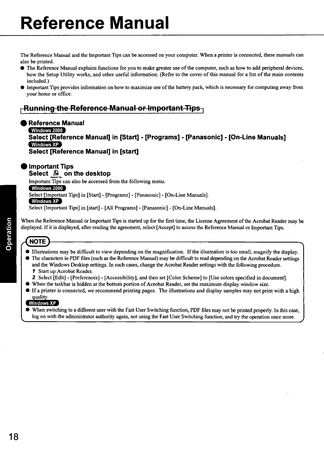 Panasonic CF-48 Series manual 