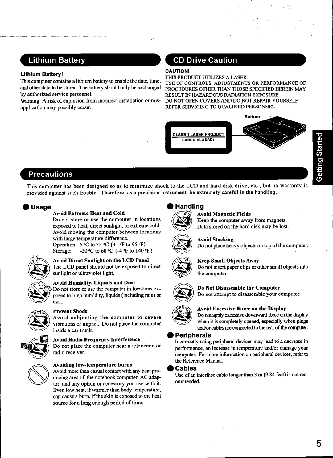 Panasonic CF-48 Series manual 