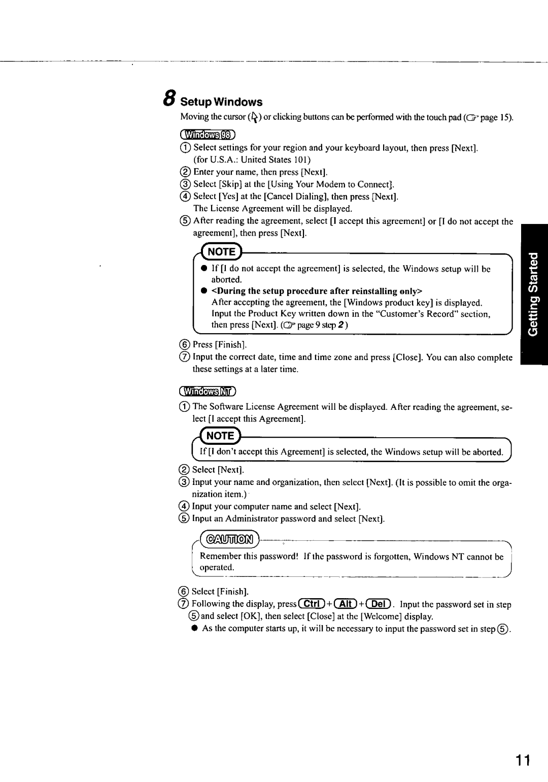 Panasonic CF-48 manual 