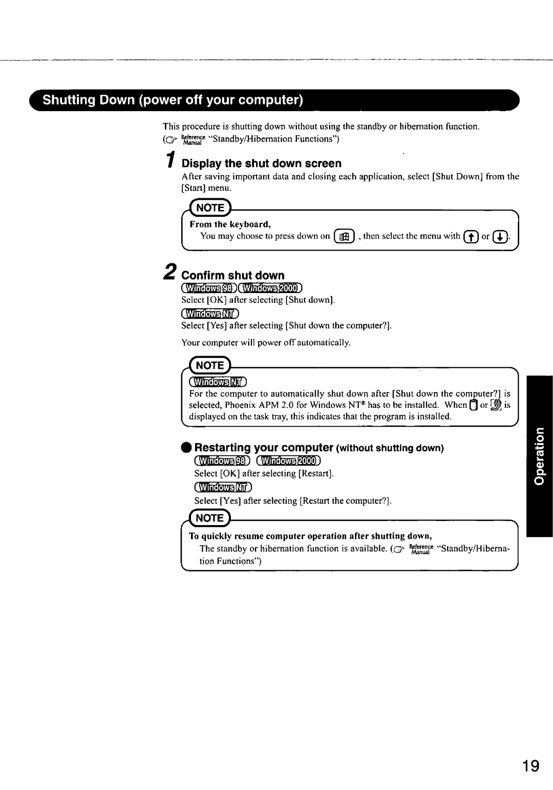 Panasonic CF-48 manual 