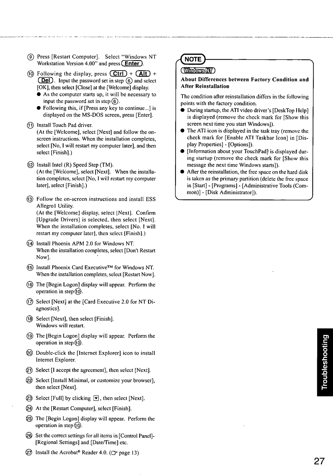 Panasonic CF-48 manual 