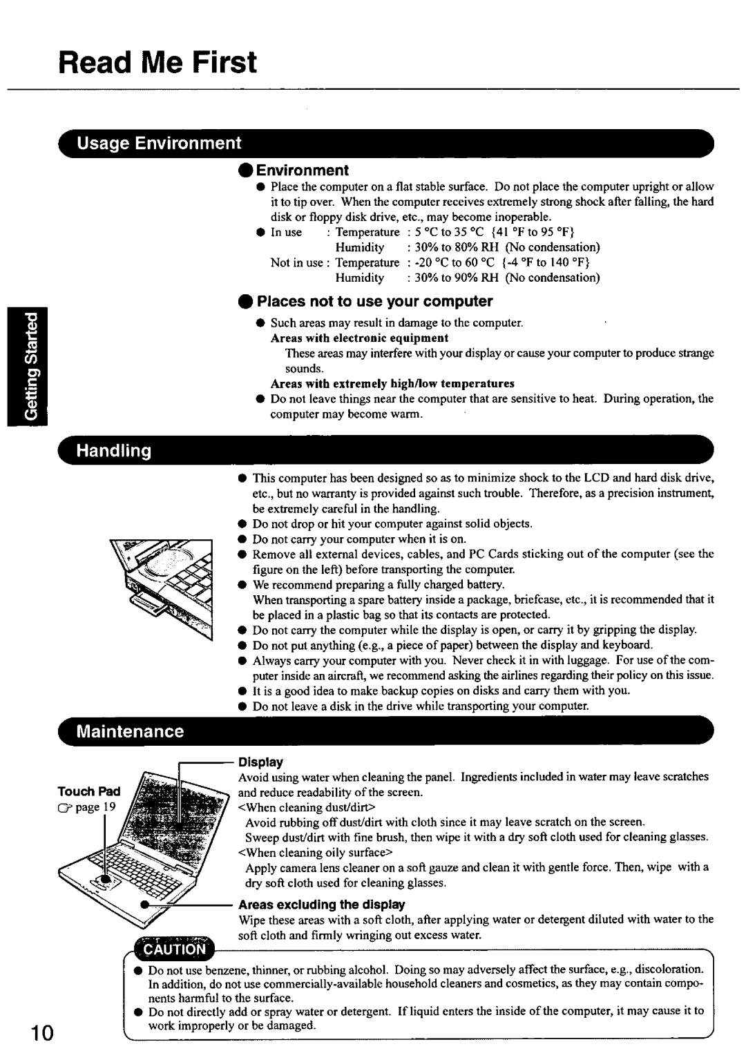 Panasonic CF-50 manual 