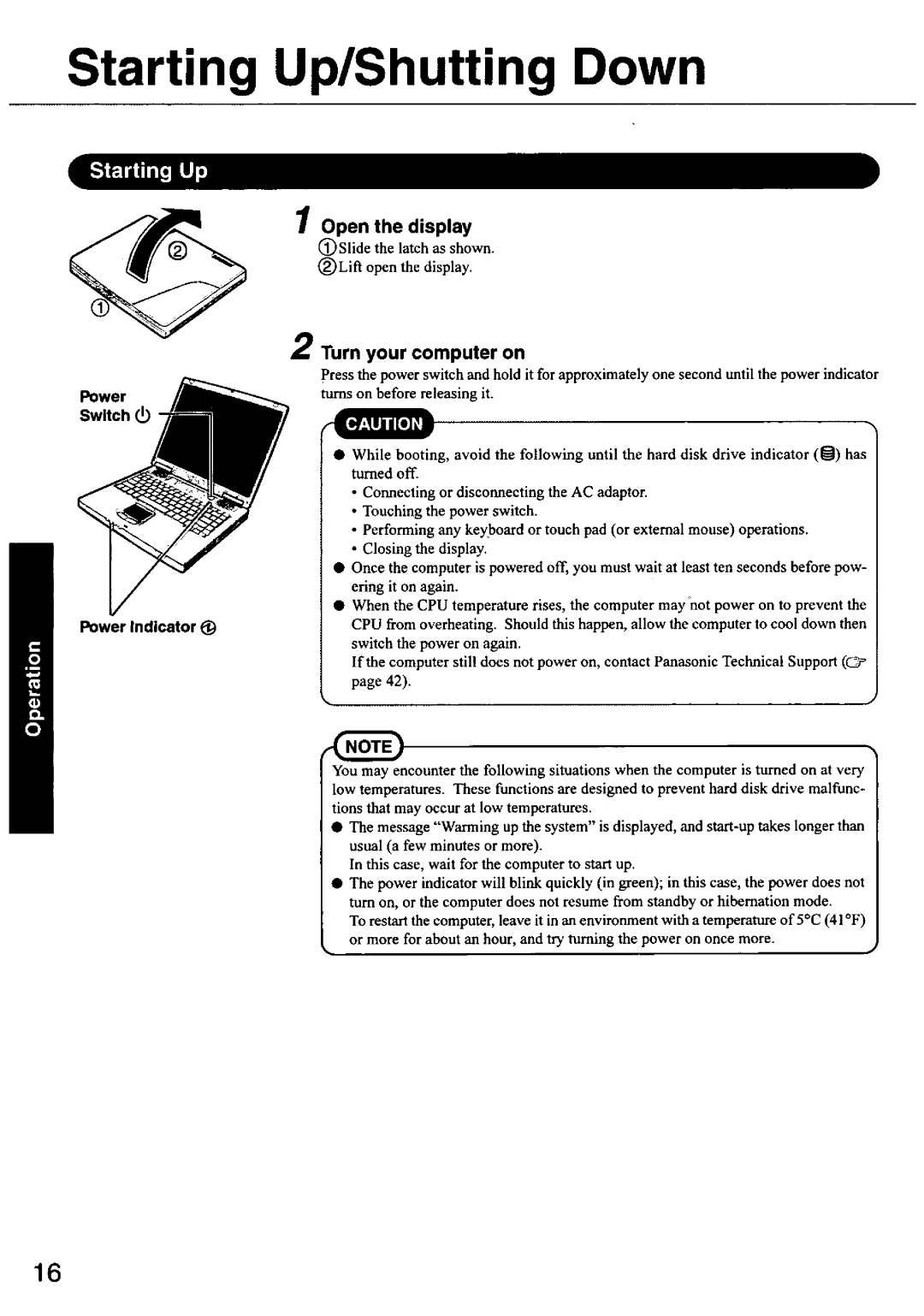 Panasonic CF-50 manual 