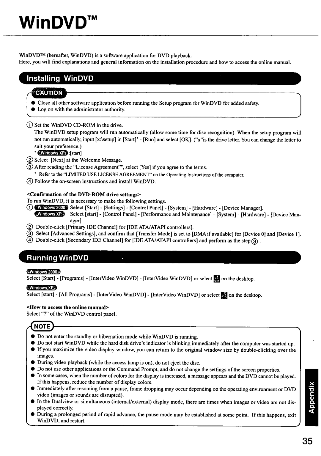 Panasonic CF-50 manual 