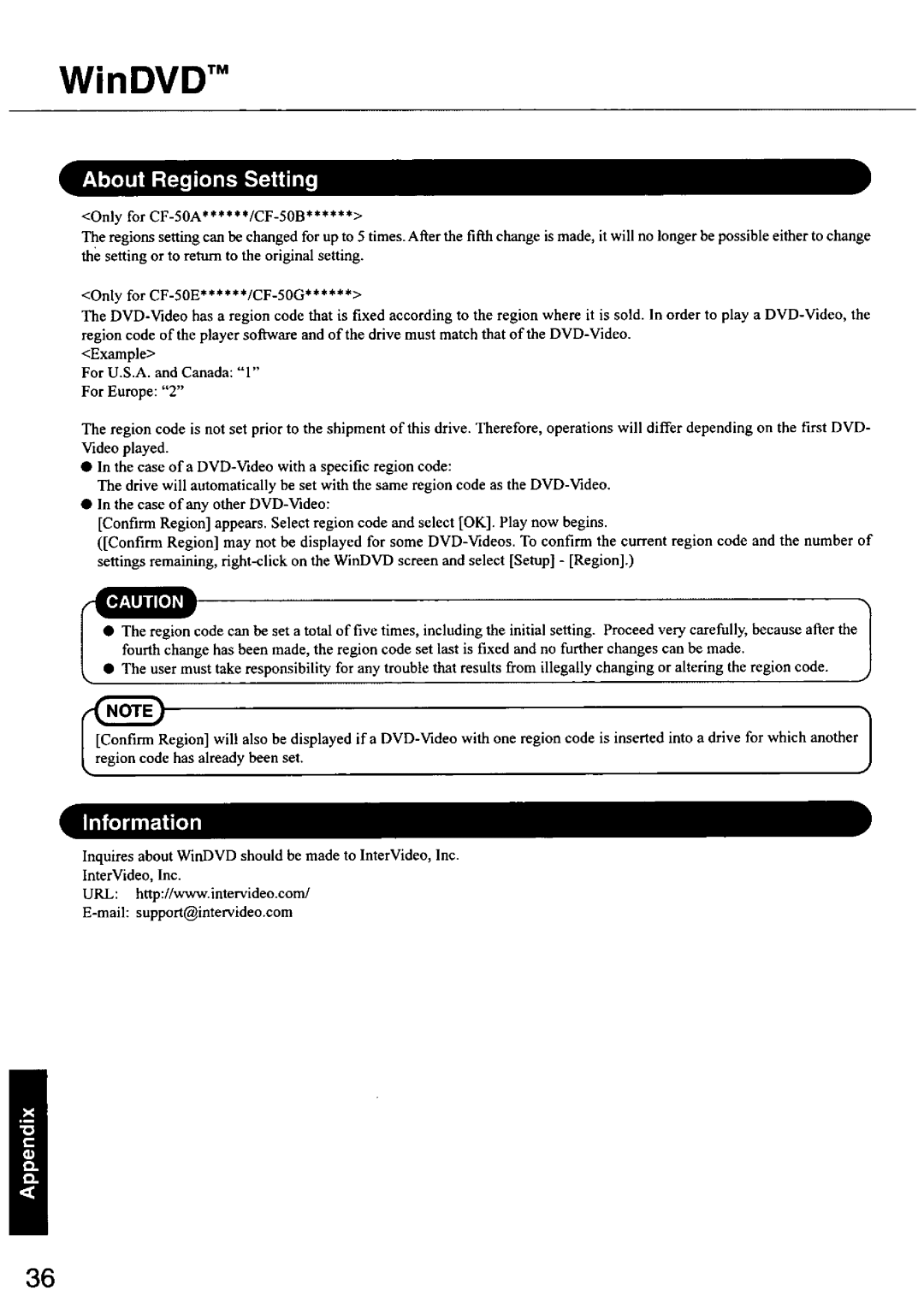 Panasonic CF-50 manual 