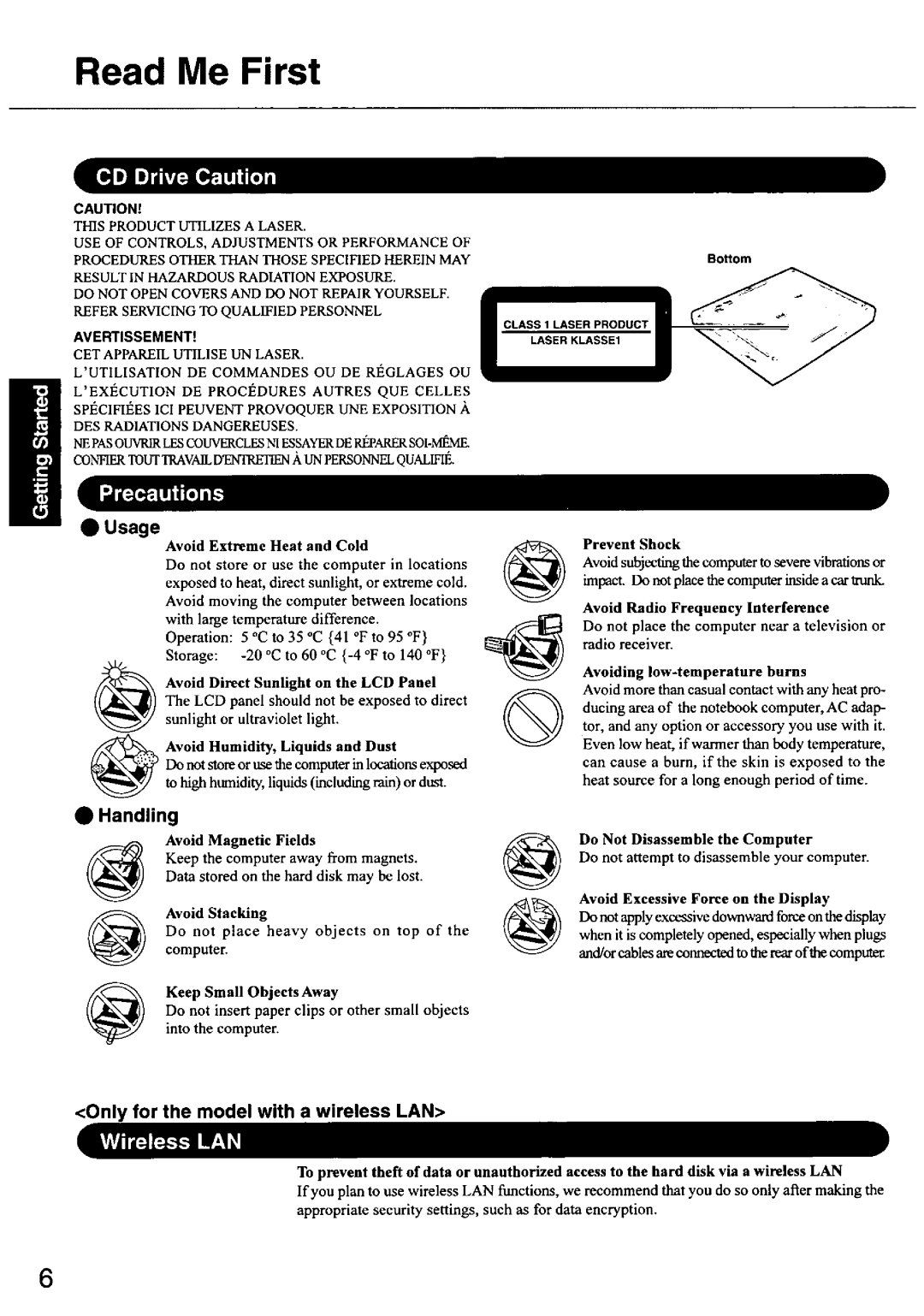 Panasonic CF-50 manual 