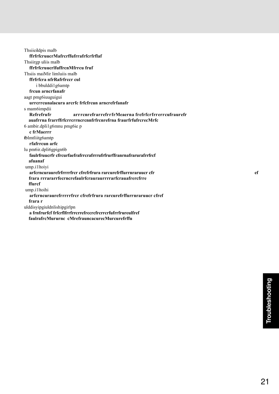 Panasonic CF-72 Series P appendix Troubleshooting 